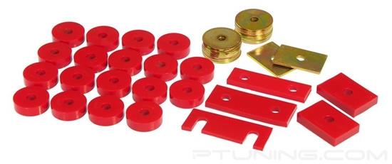 Picture of Front and Rear Body Mount Bushing Kit - Red