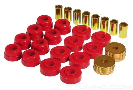 Picture of Front and Rear Body Mount Bushing Kit - Red