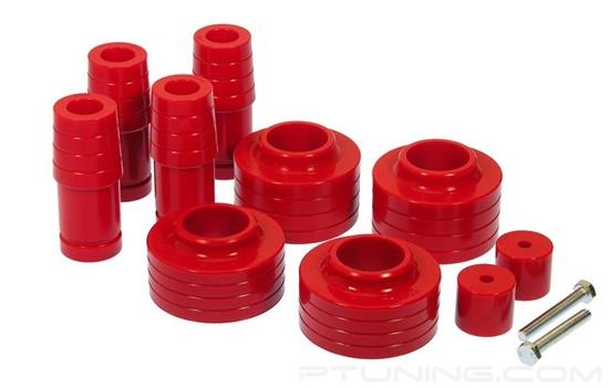 Picture of Coil Spring Spacers - Red (Front/Rear Lift: 1.5" / 1.5")