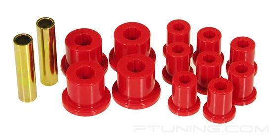 Picture of Rear Leaf Spring Eye and Shackle Bushing Kit - Red