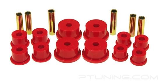 Picture of Rear Leaf Spring Eye and Shackle Bushing Kit - Red