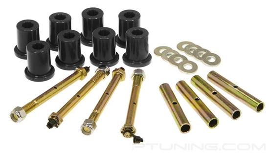 Picture of Rear Upper and Lower Greaseable Shackle Bushings and Hardware Kit - Black
