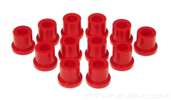 Picture of Rear Leaf Spring Eye and Shackle Bushings - Red
