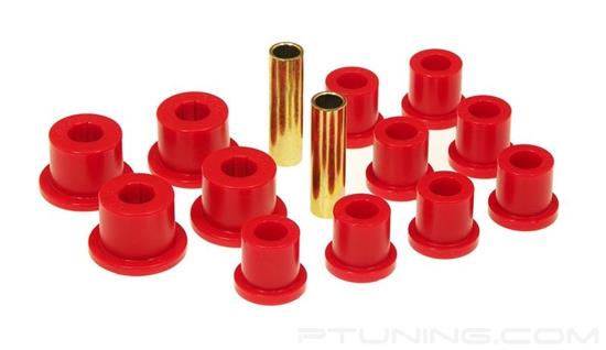 Picture of Rear Leaf Spring Eye and Shackle Bushings - Red