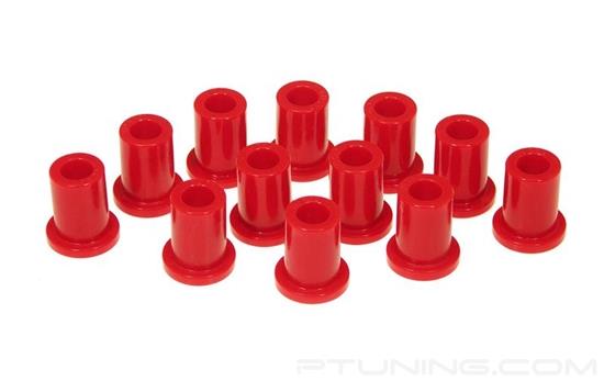 Picture of Front Leaf Spring Eye and Shackle Bushings - Red