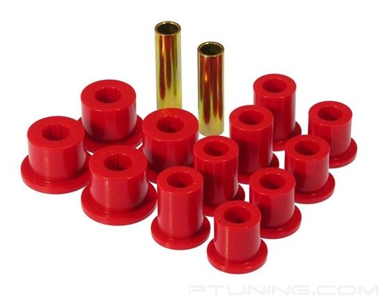 Picture of Rear Leaf Spring Eye and Shackle Bushings - Red
