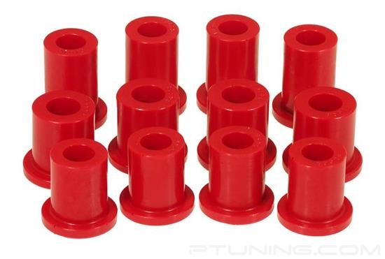 Picture of Rear Leaf Spring Eye and Shackle Bushings - Red