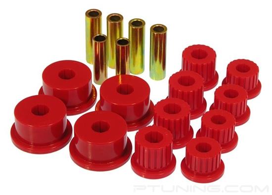 Picture of Rear Leaf Spring Eye and Shackle Bushing Kit - Red