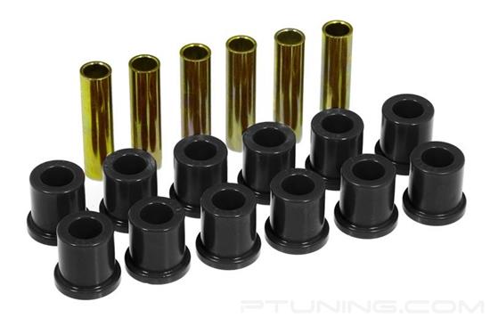 Picture of Rear Leaf Spring Eye and Shackle Bushing Kit - Black