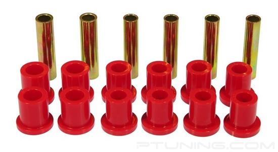 Picture of Rear Leaf Spring Eye and Shackle Bushing Kit - Red