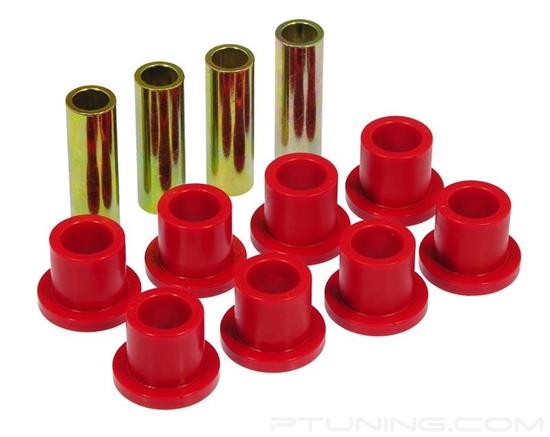 Picture of Rear Leaf Spring Eye and Shackle Bushing Kit - Red