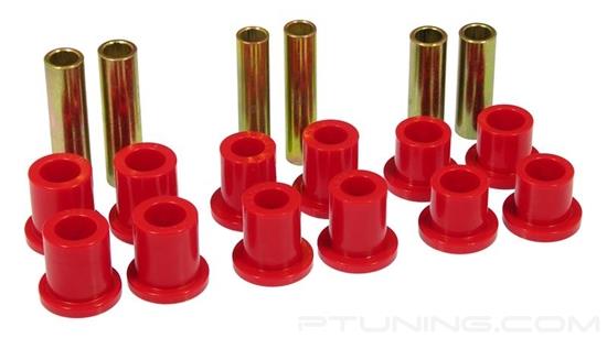Picture of Rear Leaf Spring Eye and Shackle Bushing Kit - Red
