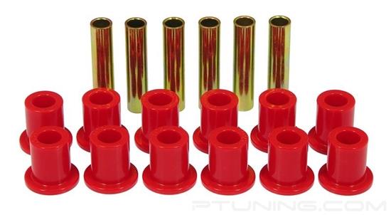 Picture of Front Leaf Spring Eye and Shackle Bushing Kit - Red