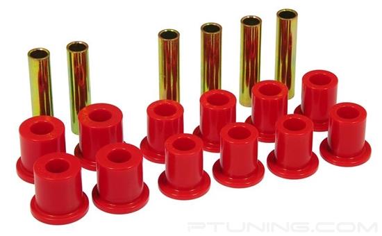 Picture of Front Leaf Spring Eye and Shackle Bushing Kit - Red