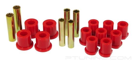 Picture of Rear Leaf Spring Eye and Shackle Bushing Kit - Red