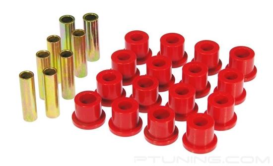 Picture of Rear Leaf Spring Eye and Shackle Bushing Kit - Red