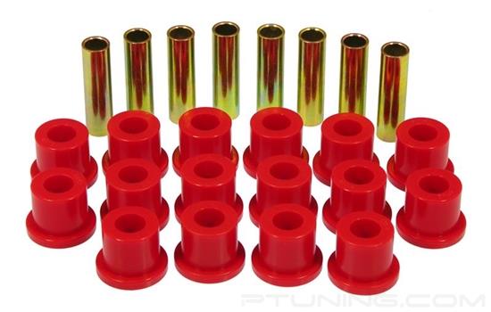 Picture of Rear Leaf Spring Eye and Shackle Bushing Kit - Red