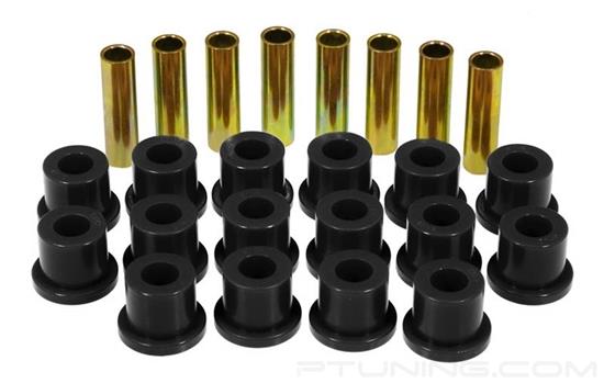 Picture of Rear Leaf Spring Eye and Shackle Bushing Kit - Black