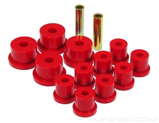 Picture of Rear Leaf Spring Eye and Shackle Bushings - Red