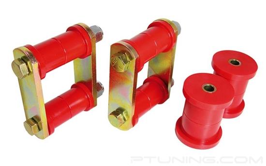 Picture of Rear Leaf Spring Eye and Shackle Bushing Kit - Red
