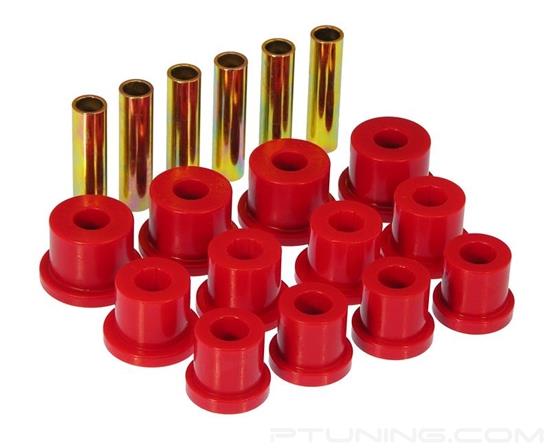 Picture of Rear Leaf Spring Eye and Shackle Bushing Kit - Red