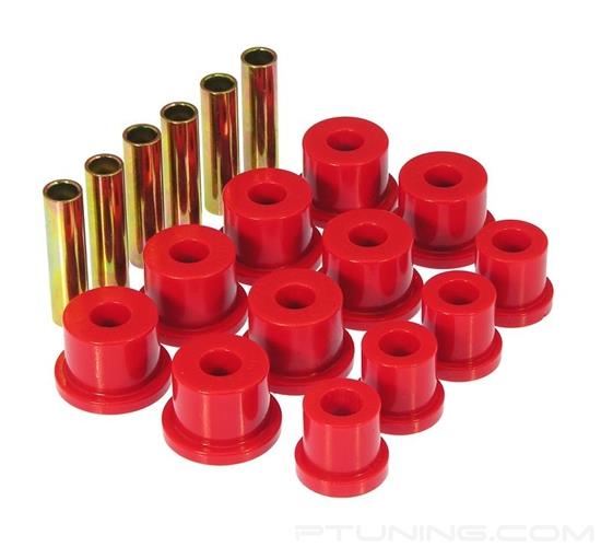 Picture of Rear Leaf Spring Eye and Shackle Bushing Kit - Red