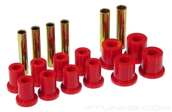 Picture of Front Leaf Spring Eye and Shackle Bushing Kit - Red