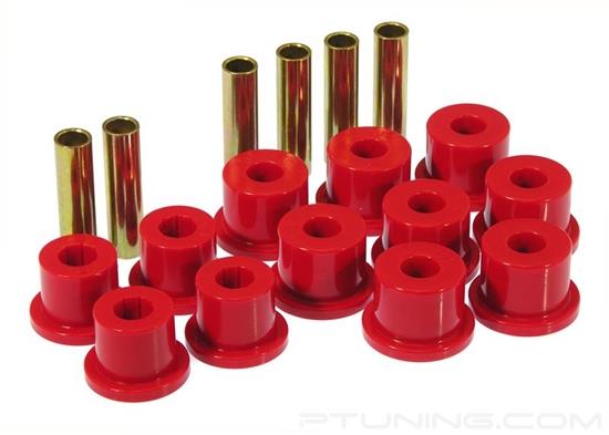 Picture of Rear Leaf Spring Eye and Shackle Bushing Kit - Red