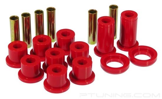 Picture of Rear Leaf Spring Eye and Shackle Bushing Kit - Red