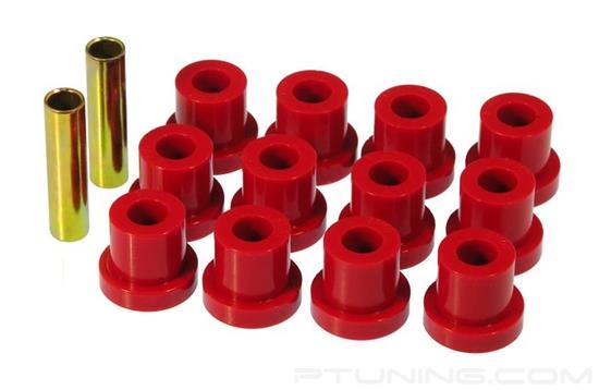 Picture of Rear Leaf Spring Eye and Shackle Bushings - Red