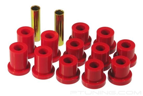 Picture of Rear Leaf Spring Eye and Shackle Bushings - Red