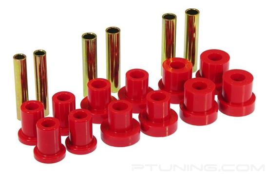 Picture of Front Leaf Spring and Shackle Bushings - Red