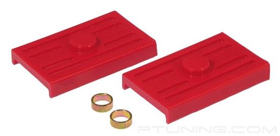 Picture of Rear Lower Leaf Spring Pads - Red