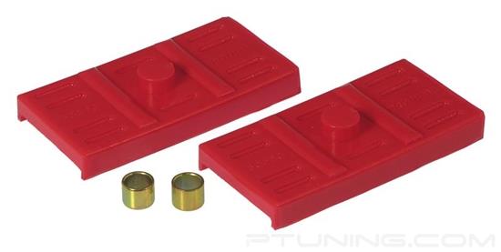 Picture of Rear Lower Leaf Spring Pads - Red