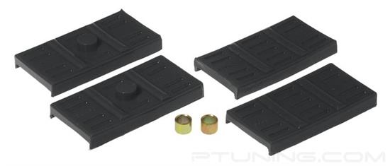 Picture of Rear Upper and Lower Leaf Spring Pads - Black
