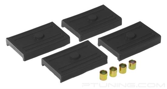 Picture of Rear Upper and Lower Leaf Spring Pads - Black