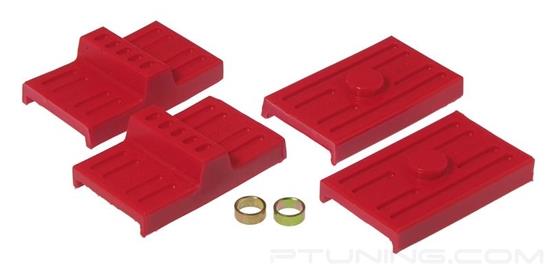 Picture of Rear Upper and Lower Leaf Spring Pads - Red