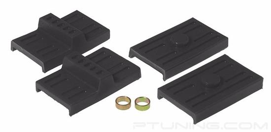 Picture of Rear Upper and Lower Leaf Spring Pads - Black