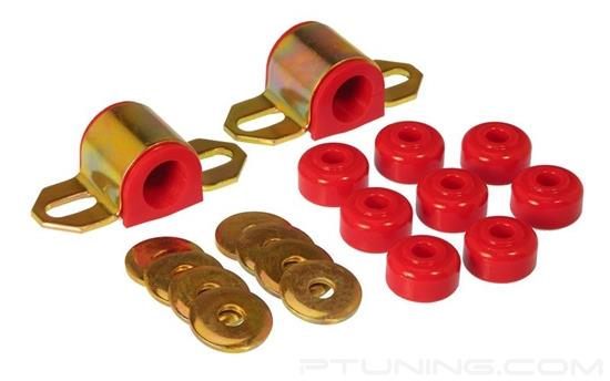 Picture of Front Sway Bar Bushings and End Links - Red
