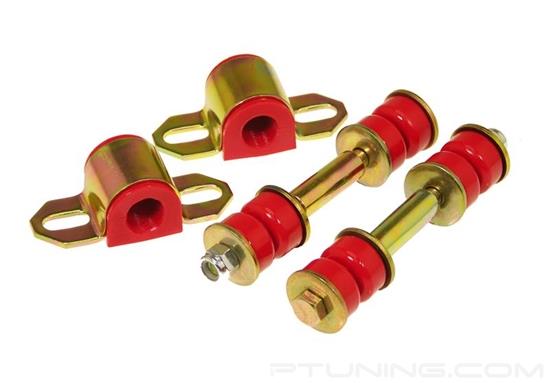 Picture of Front Sway Bar Bushings and End Links - Red