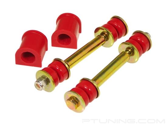 Picture of Front Sway Bar Bushings and End Links - Red