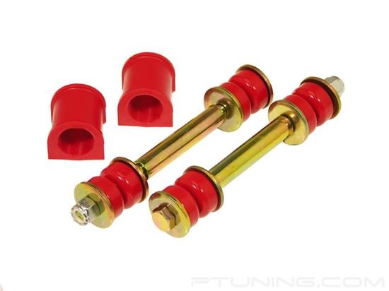 Picture of Front Sway Bar Bushings and End Links - Red