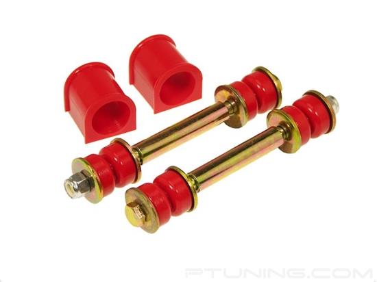 Picture of Front Sway Bar Bushings and End Links - Red