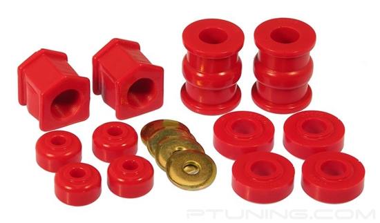 Picture of Front Sway Bar Bushings and End Links - Red