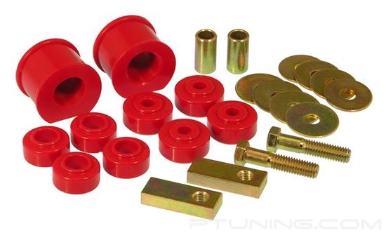 Picture of Front Sway Bar Bushings and End Links - Red