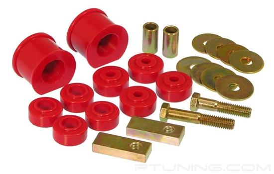 Picture of Front Sway Bar Bushings and End Links - Red