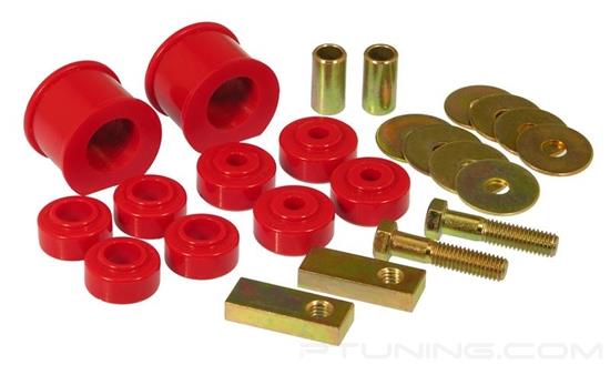 Picture of Front Sway Bar Bushings and End Links - Red