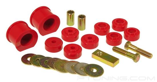Picture of Front Sway Bar Bushings and End Links - Red