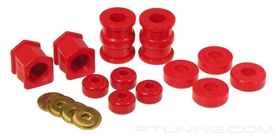 Picture of Front Sway Bar Bushings and End Links - Red