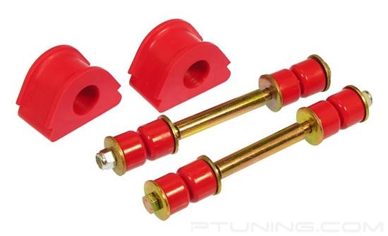 Picture of Front Sway Bar Bushings and End Links - Red